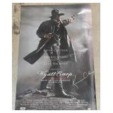 Kevin Costner Signed Wyatt Earp Movie Poster