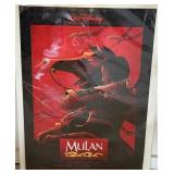 1997 MULAN Original One Sheet Poster