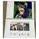 The Riddler Printer Proof & Bob Kane The Batman