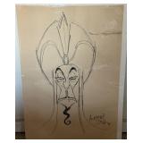 Andreas Deja 'JAFAR' Original Aladdin Drawing!