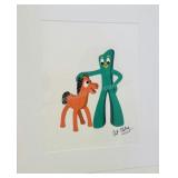 Gumby signed by Art Clokey