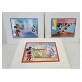 Mickey Mouse, Donald Duck, etc. Serigraphs