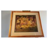 Snow White and the Seven Dwarfs Framed Print
