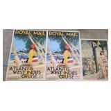 3 ct. Royal Mail Travel Posters