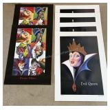6 ct. Walt Disney 'Villians' Posters