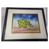 Winnie the Pooh & Heffalump Hand Painted Cel