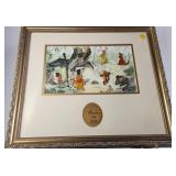 Winnie the Pooh Limited Edition Pin Set - Framed!