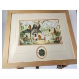 Winnie the Pooh Artist Proof Pin Set - Framed!