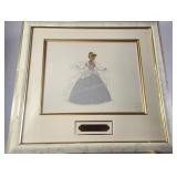 Walt Disney Cinderella Serigraph Cel. 18 3/8' x 17