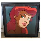 Framed Poison Ivy 'Villian' Litho. 29x30'