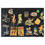 15 ct. Disney Collector Trading Character Pinbacks
