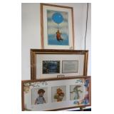 3 ct. Winnie the Pooh Animation Art. Sericel, etc