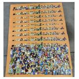 9 ct.The Simpsons Character Posters (Orange) 21x38