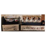 Farm Decor! Rooster Hand painted Glasses & More