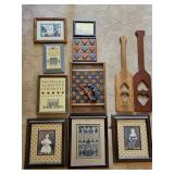 Decorative Group w/ Sampler, Longerberger Paddle