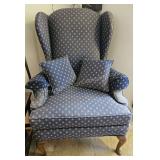 Laine of Hickory Wing Back Upolstered Chair