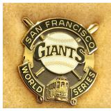 1989 San Francisco Giants Balfour World Series Press Pin