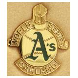 1988 Oakland Athletics World Series Press Pin
