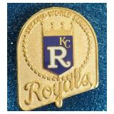 1985 Kansas City Royals Balfour World Series Press Pin