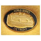1984 Detroit Tigers World Series Press Pin