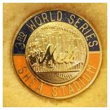 1983 Press Pin - New York Mets at Shea Stadium