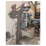 Antique Belt-Driven Industrial Drill Press