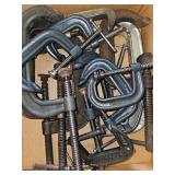 Box Lot of Metal Clamps