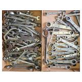 SAE and metric open-end and box-end wrenches