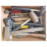 Box Lot with Hammers and Mallets