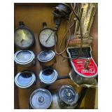 DeSoto instrument gauge cluster, Oil Pressure gauge