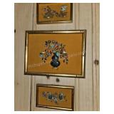 Vintage Gem Stone Themed 3D Wall Art