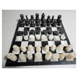 Elegant Italian Marble Chess Set