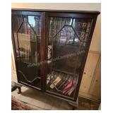 Antique Edwardian Style Mahogany Bookcase