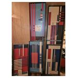 ART: 5 Panels of Suprematist Raised Elements