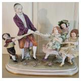 Scheibe Alsbach Tug-Of-War Porcelain Figural