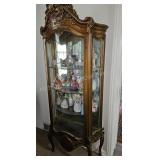 French Revival Louis XV StyleVitrine Cabinet