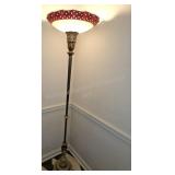 Vintage Art Deco Torchiere Floor Lamp