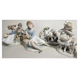 4 ct. Lladro Figurines w/ 
