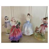 Royal Doulton: Spring Flowers, The New Bonnet, etc