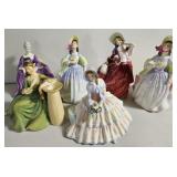 SIX Royal Doulton Figurines w/ Secret Thoughts