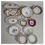 Antique Porcelain Serving Pieces: Dresden, Spode +