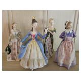 4 ct. Royal Doultons w/ Carolyn, Veneta, Susan etc