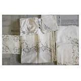 40 ct. Embroidered Table Cloths & Napkins