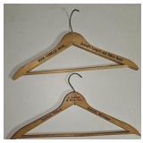 Book-Cadillac Hotel Wooden Advertising Coat Hanger
