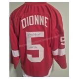 Detroit Red Wings, Marcel Dionne Signed Jersey