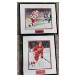 Red Wings, Brett Hull & Sergei Fedorov Signed PICS