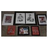 Group of Detroit Red Wings Memorabilia w/ Sid Abel