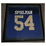 Detroit Lions, Chris Speilman Signed/Framed Jersey
