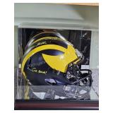 Chris & Aidan Hutchinson Signed Football Helmet