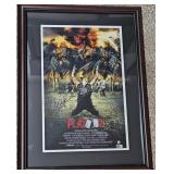 Charlie Sheen PLATOON Signed Poster - Steiner